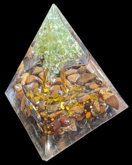 Orgone pyramid 65g in sunshine - Rocks and Things Store