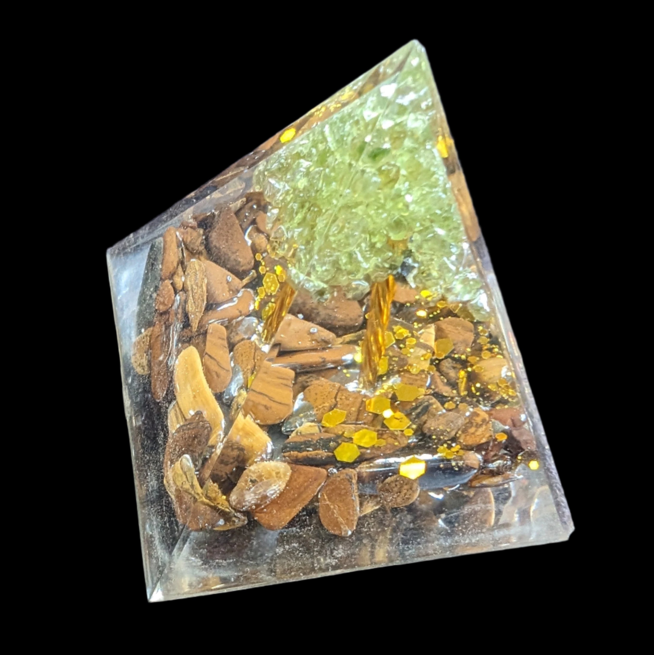 Orgone pyramid 65g in sunshine - Rocks and Things Store