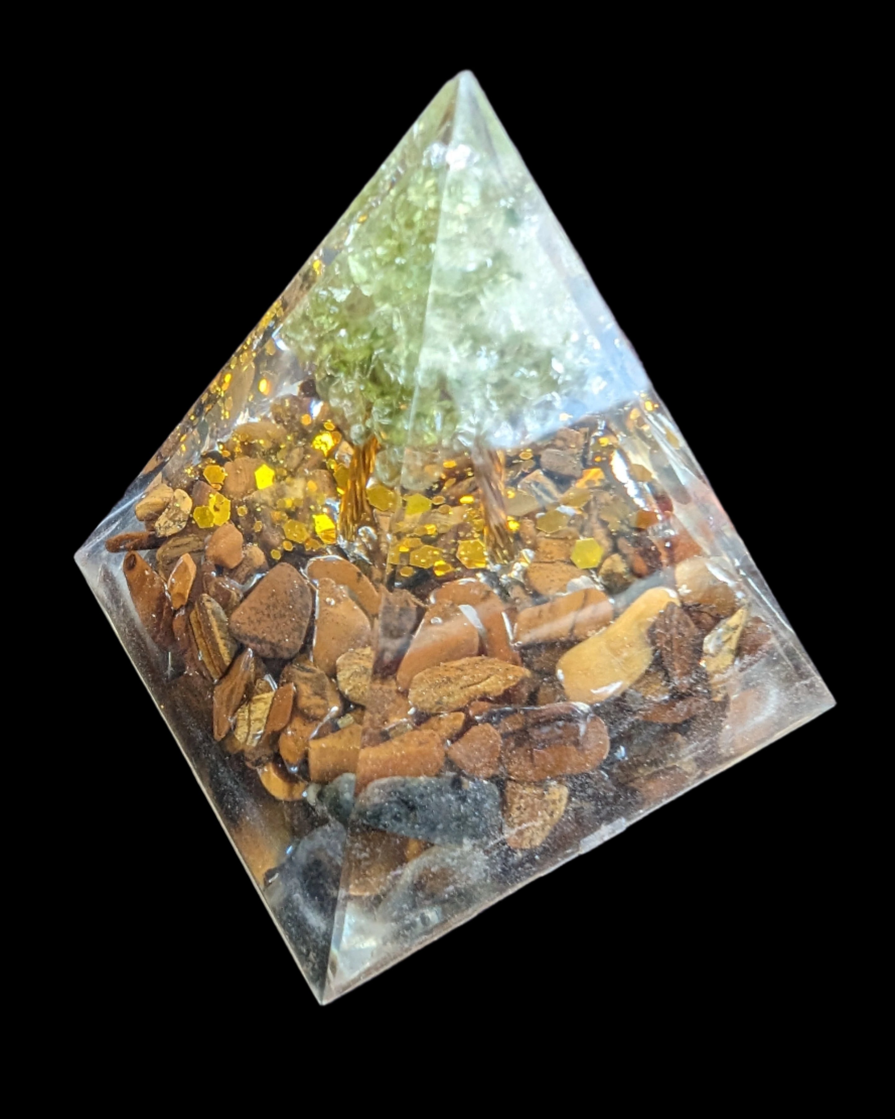 Orgone pyramid 65g in sunshine - Rocks and Things Store