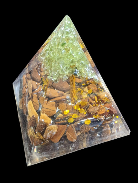 Orgone pyramid 65g in sunshine - Rocks and Things Store