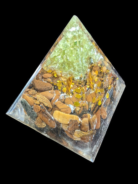 Orgone pyramid 65g in sunshine - Rocks and Things Store