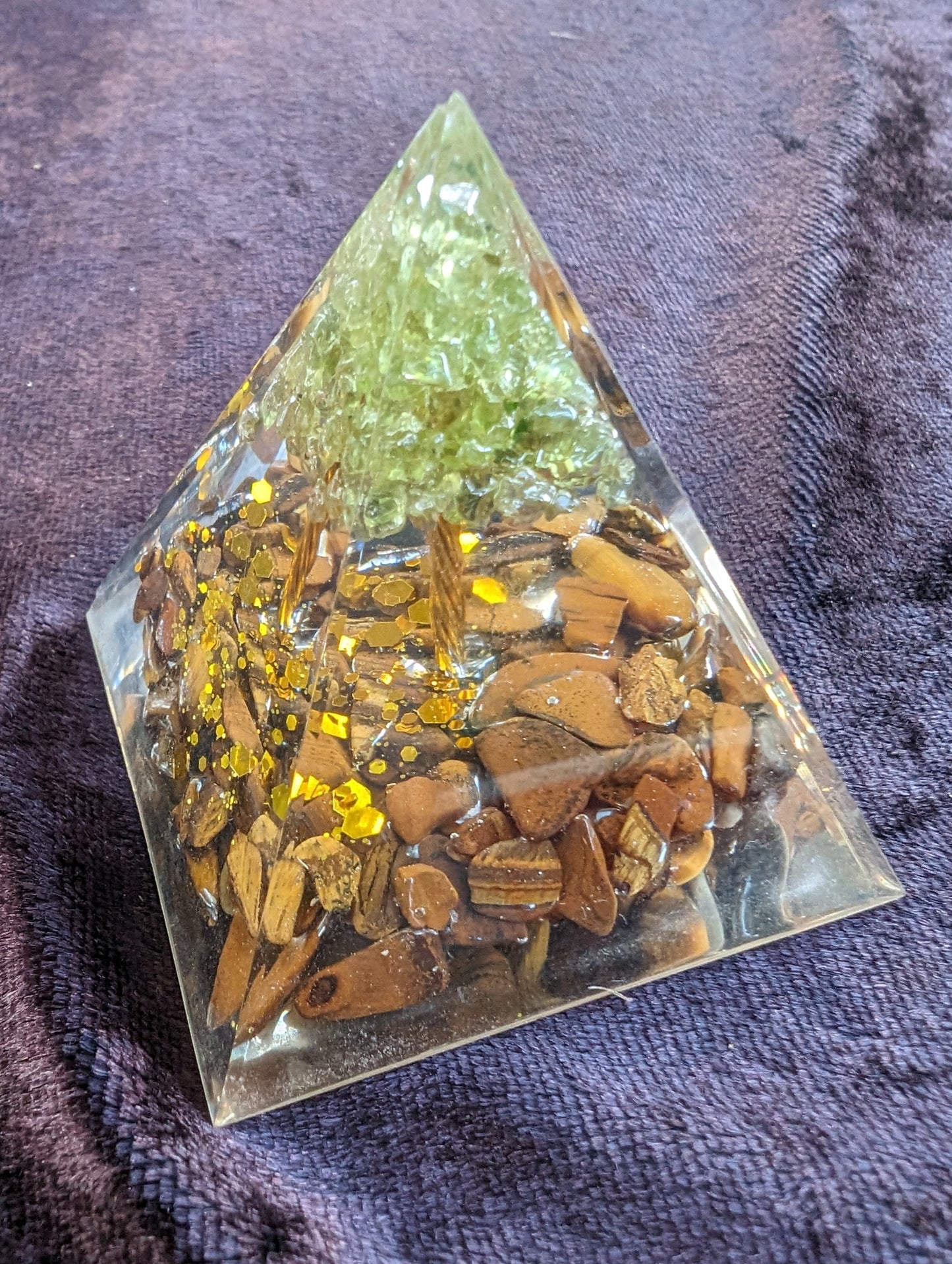 Orgone pyramid 65g Rocks and Things