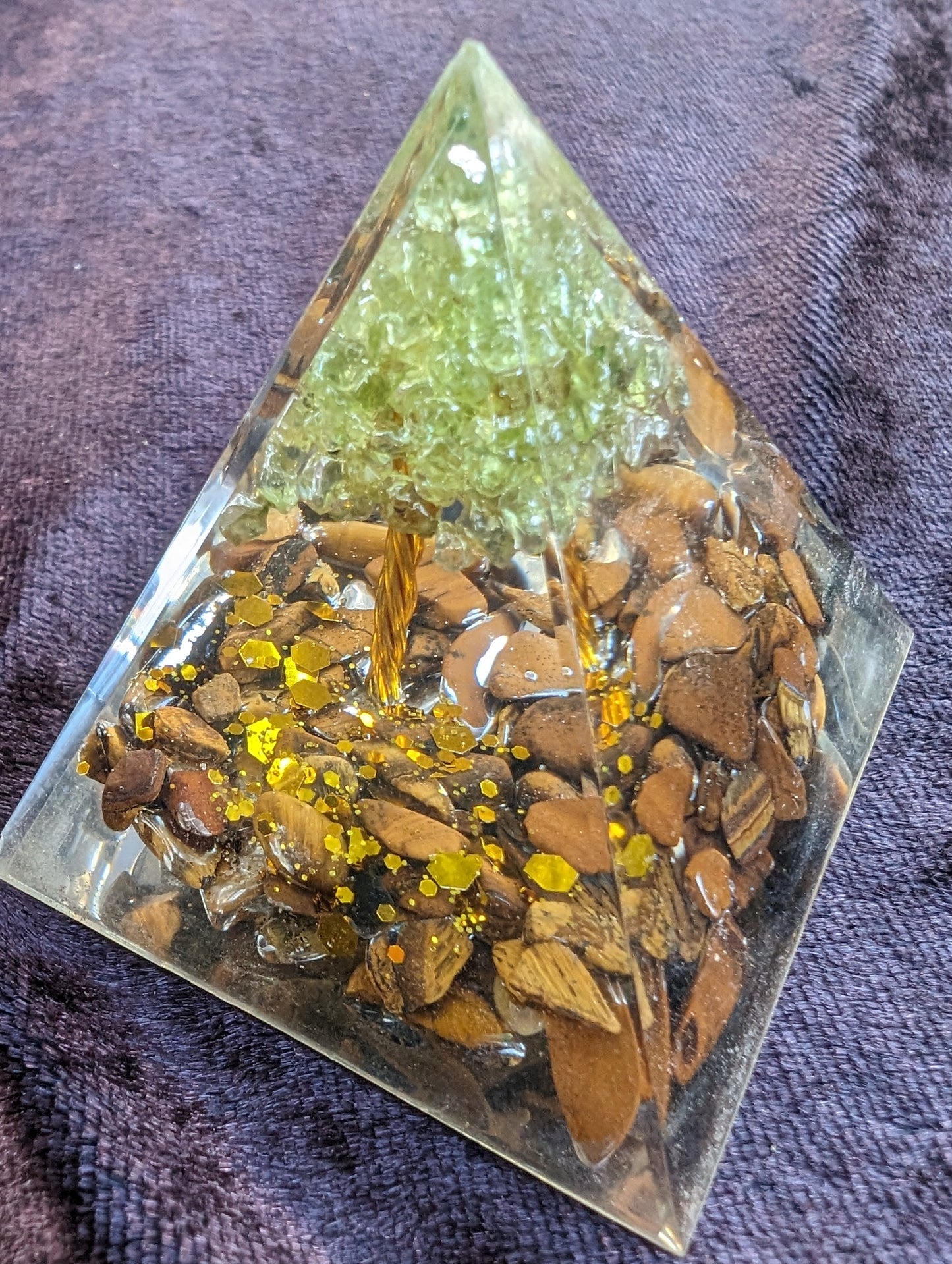 Orgone pyramid 65g Rocks and Things