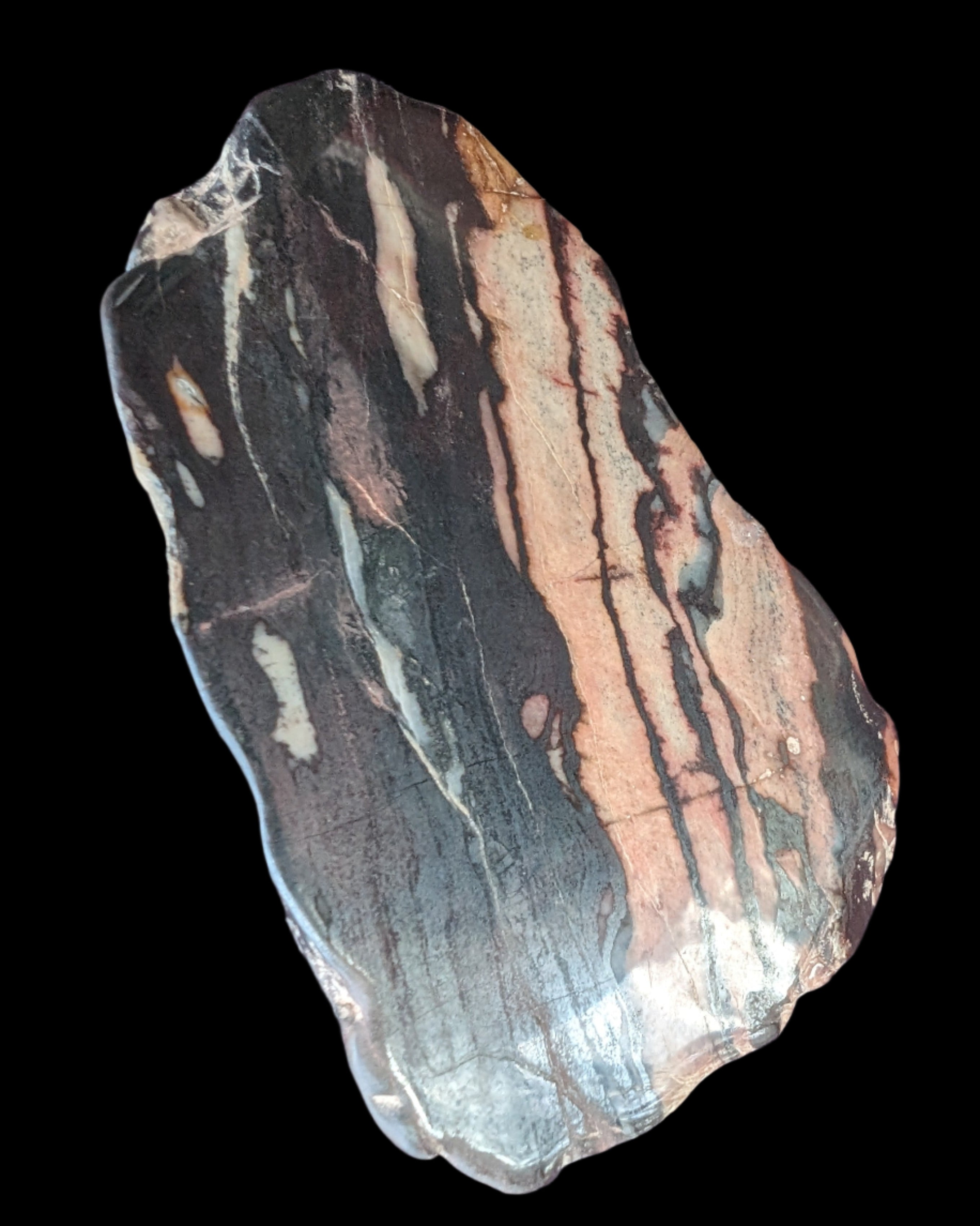 Red Tigers Eye from Madagascar 352g in sunlight - Rocks and Things Store