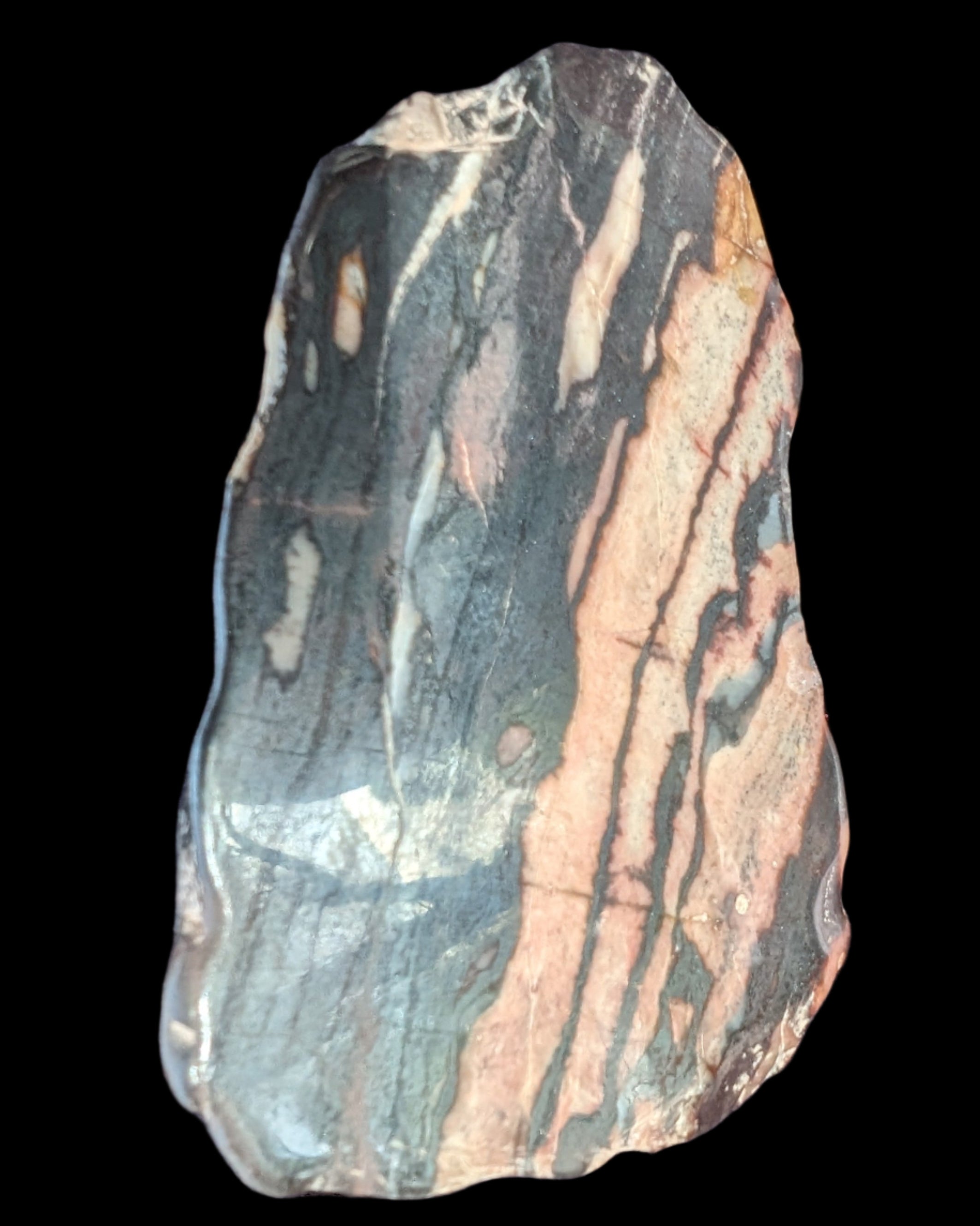 Red Tigers Eye from Madagascar 352g in sunlight - Rocks and Things Store