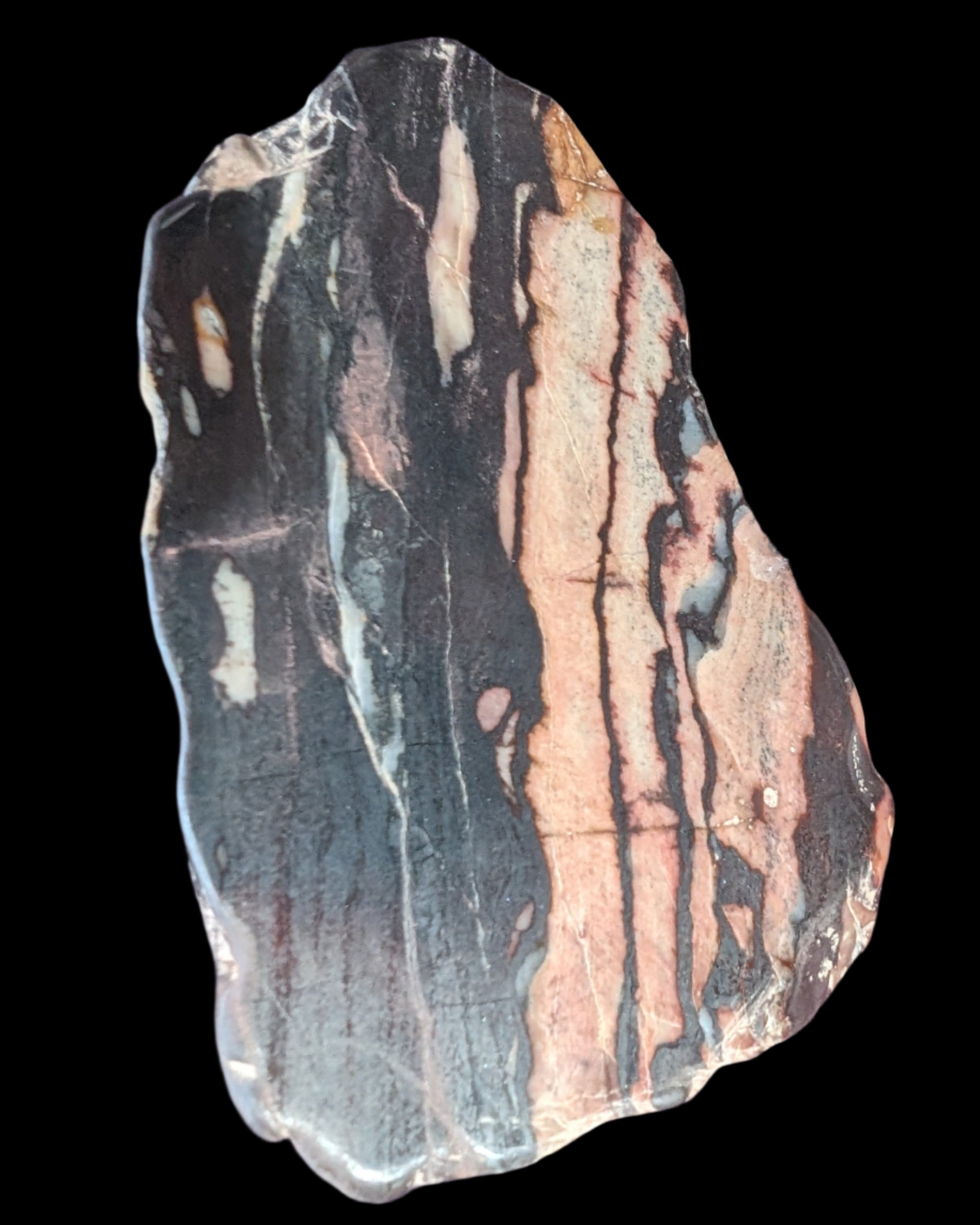 Red Tigers Eye from Madagascar 352g in sunlight - Rocks and Things Store