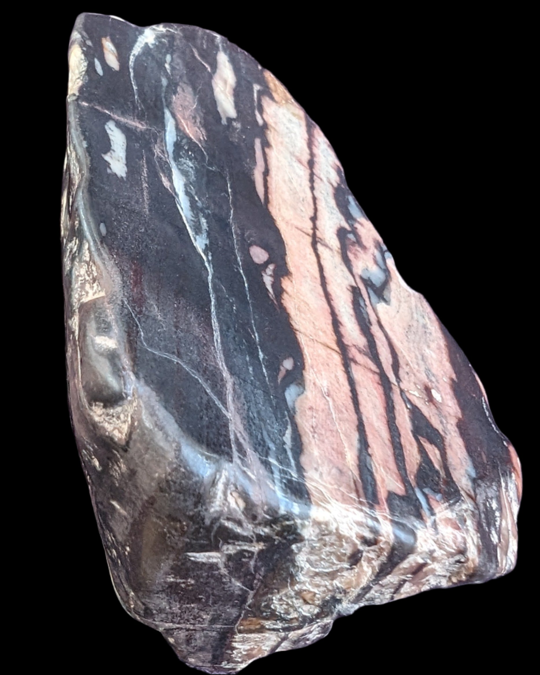 Red Tigers Eye from Madagascar 352g in sunlight - Rocks and Things Store
