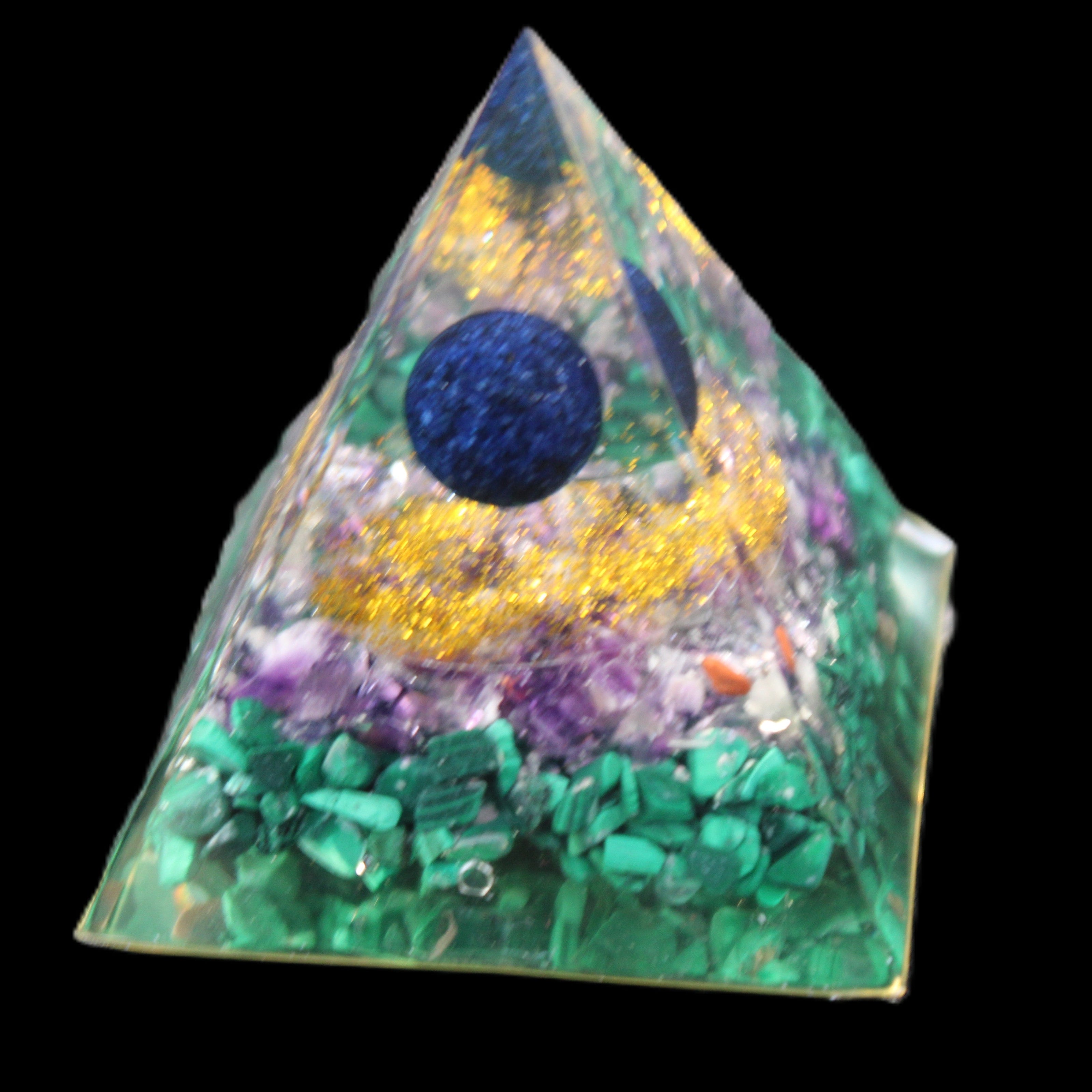 Orgone pyramid 67g in sunlight - Rocks and Things Store