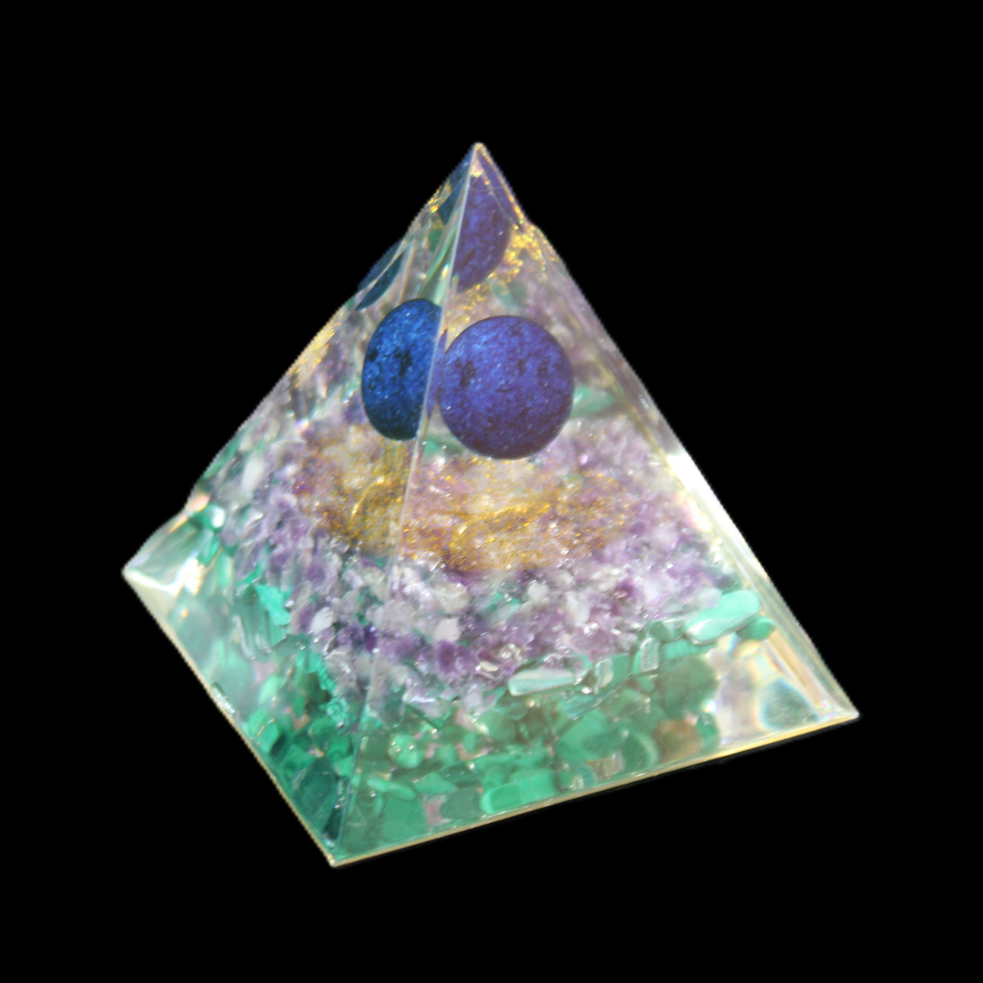 Orgone pyramid 67g in sunlight - Rocks and Things Store