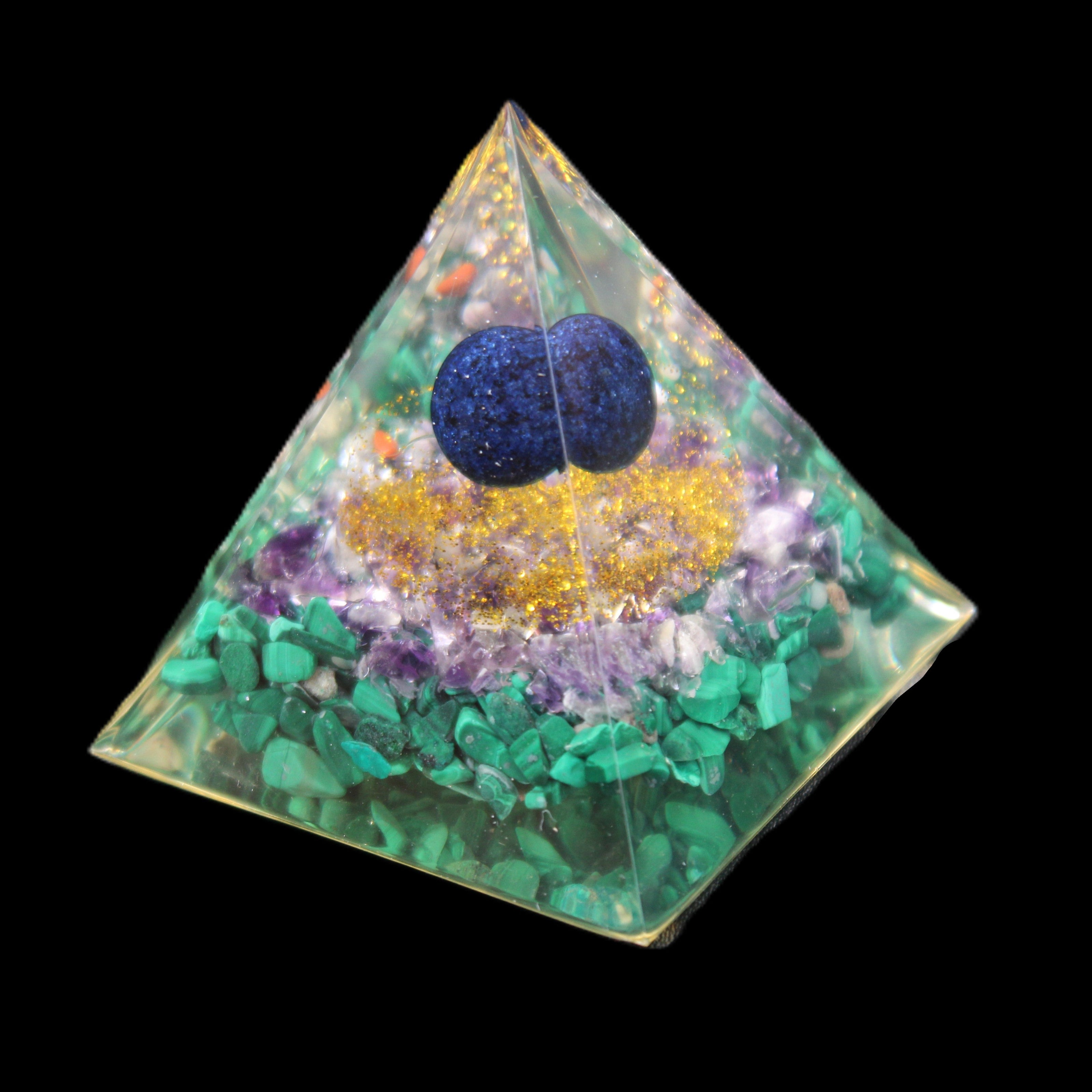 Orgone pyramid 67g in sunlight - Rocks and Things Store