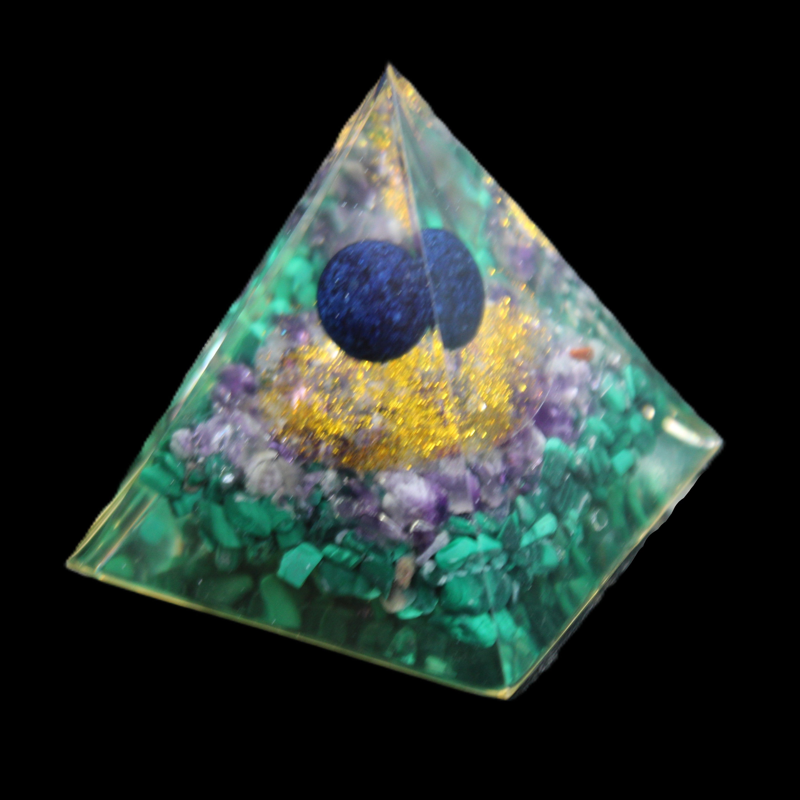 Orgone pyramid 67g in sunlight - Rocks and Things Store