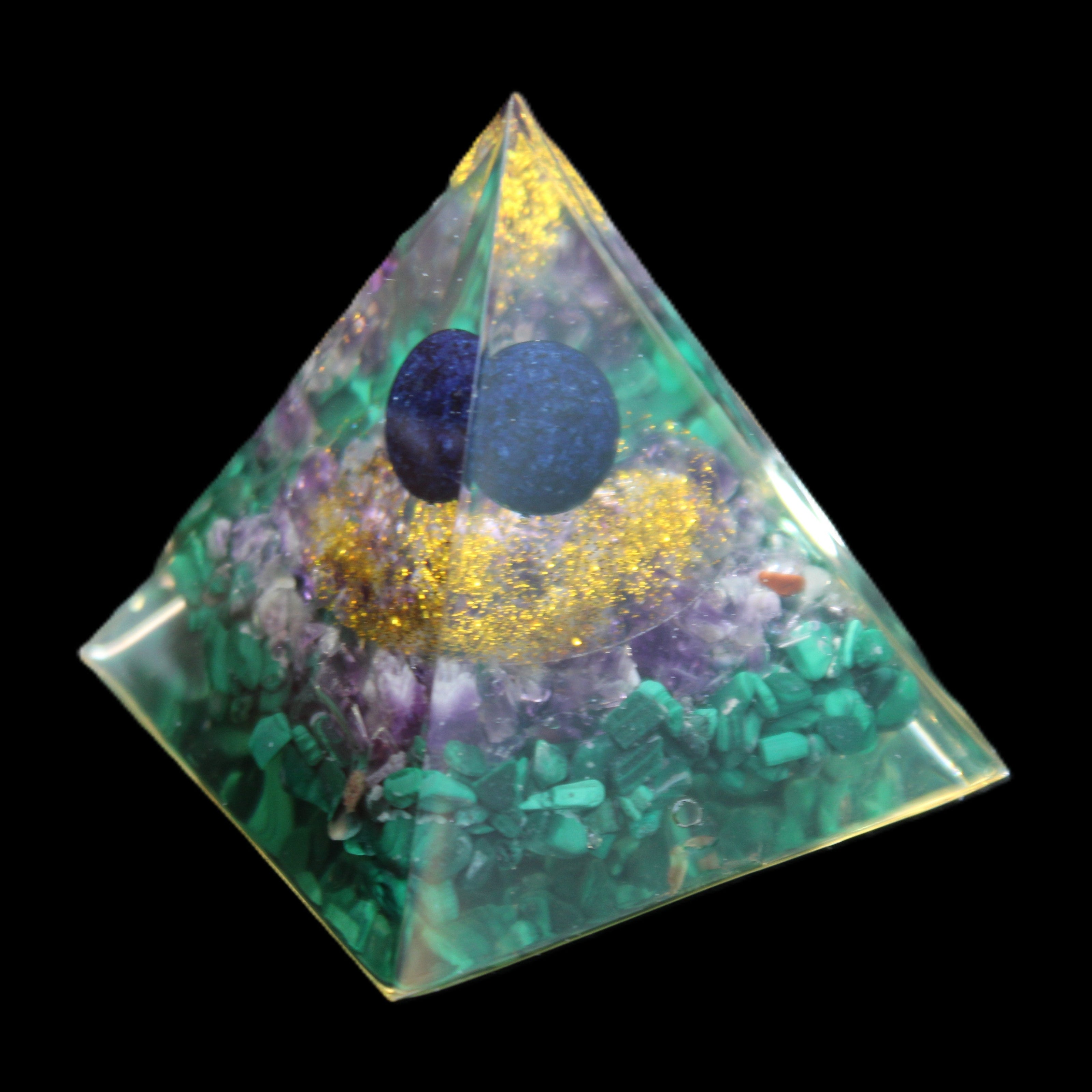 Orgone pyramid 67g in sunlight - Rocks and Things Store