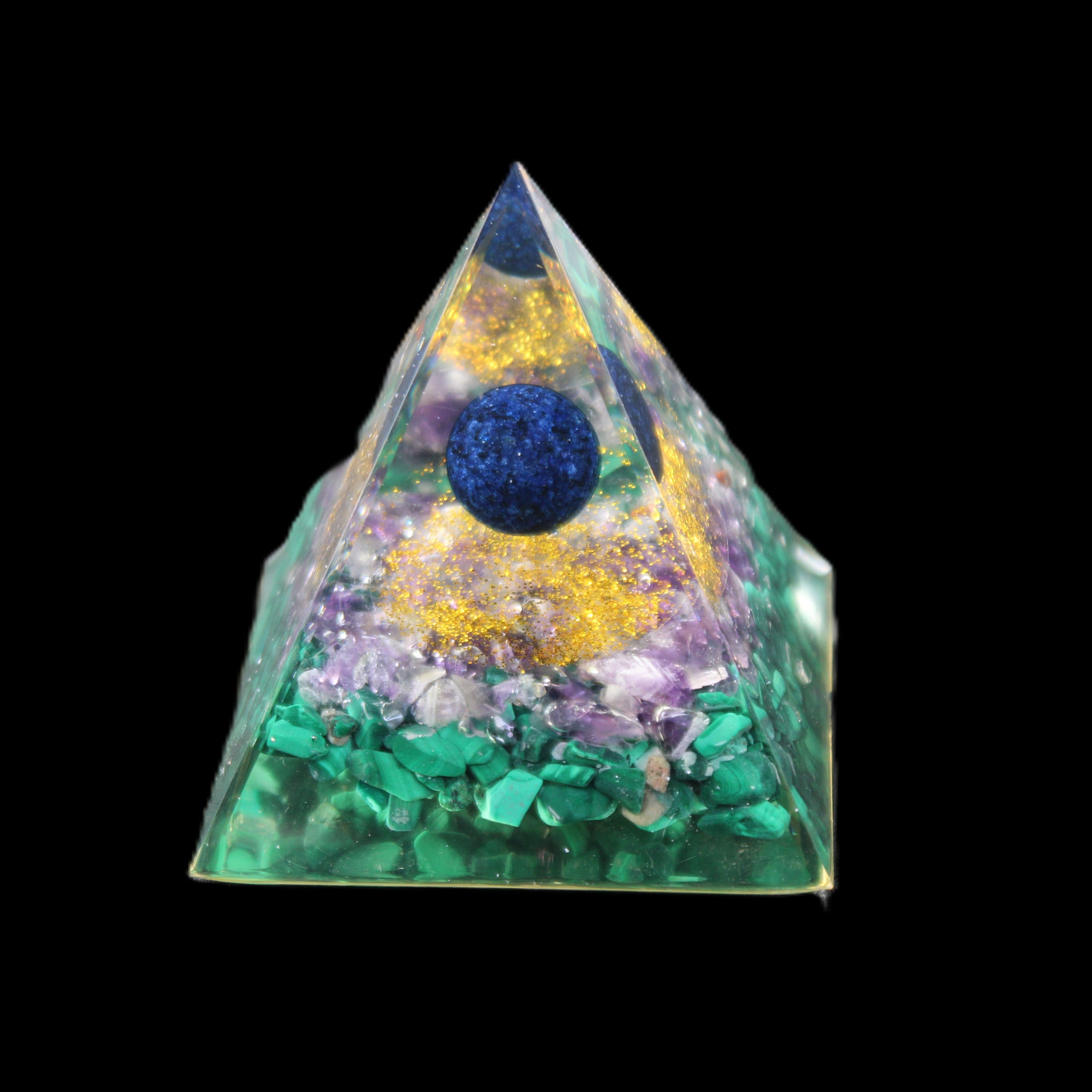 Orgone pyramid 67g in sunlight - Rocks and Things Store