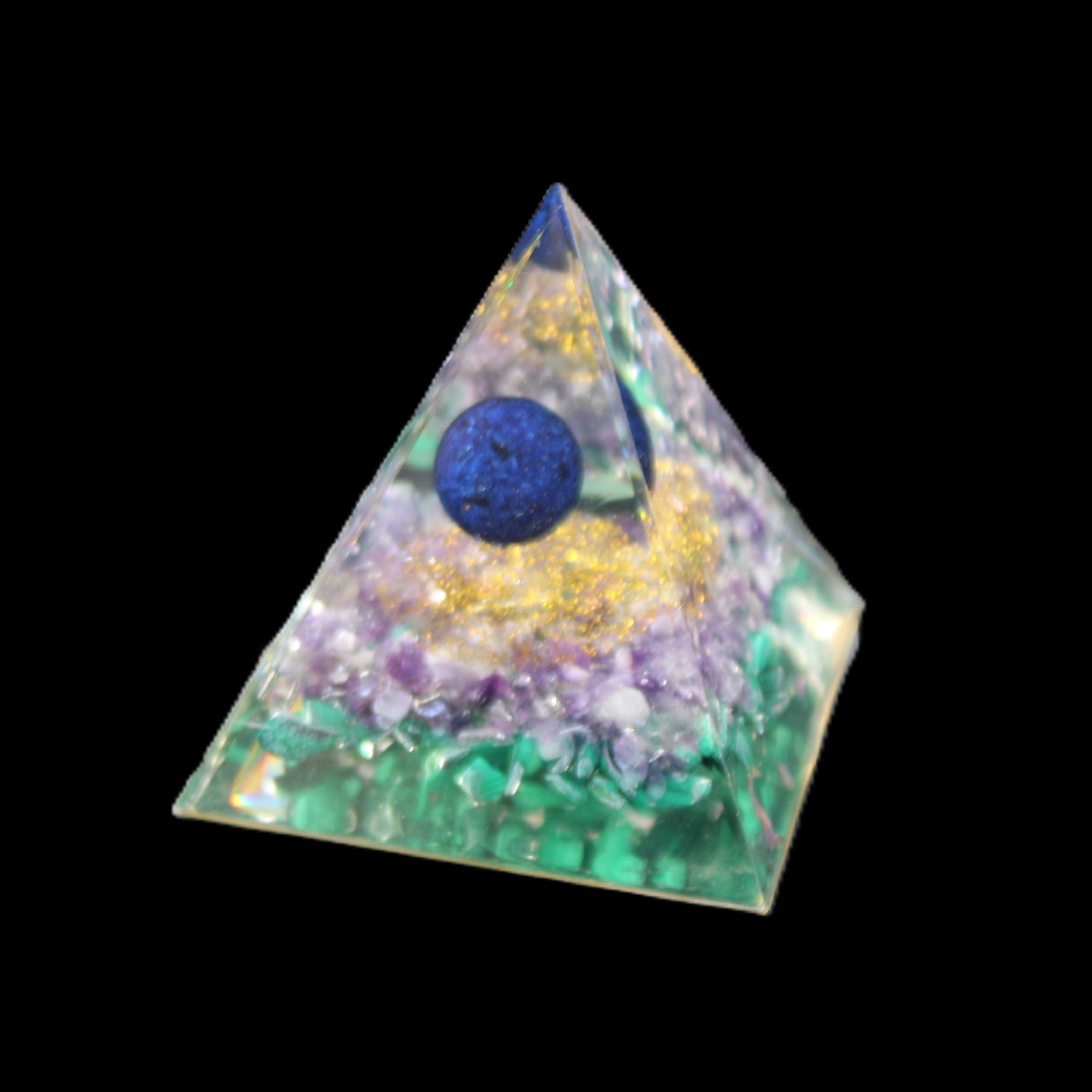 Orgone pyramid 67g in sunlight - Rocks and Things Store
