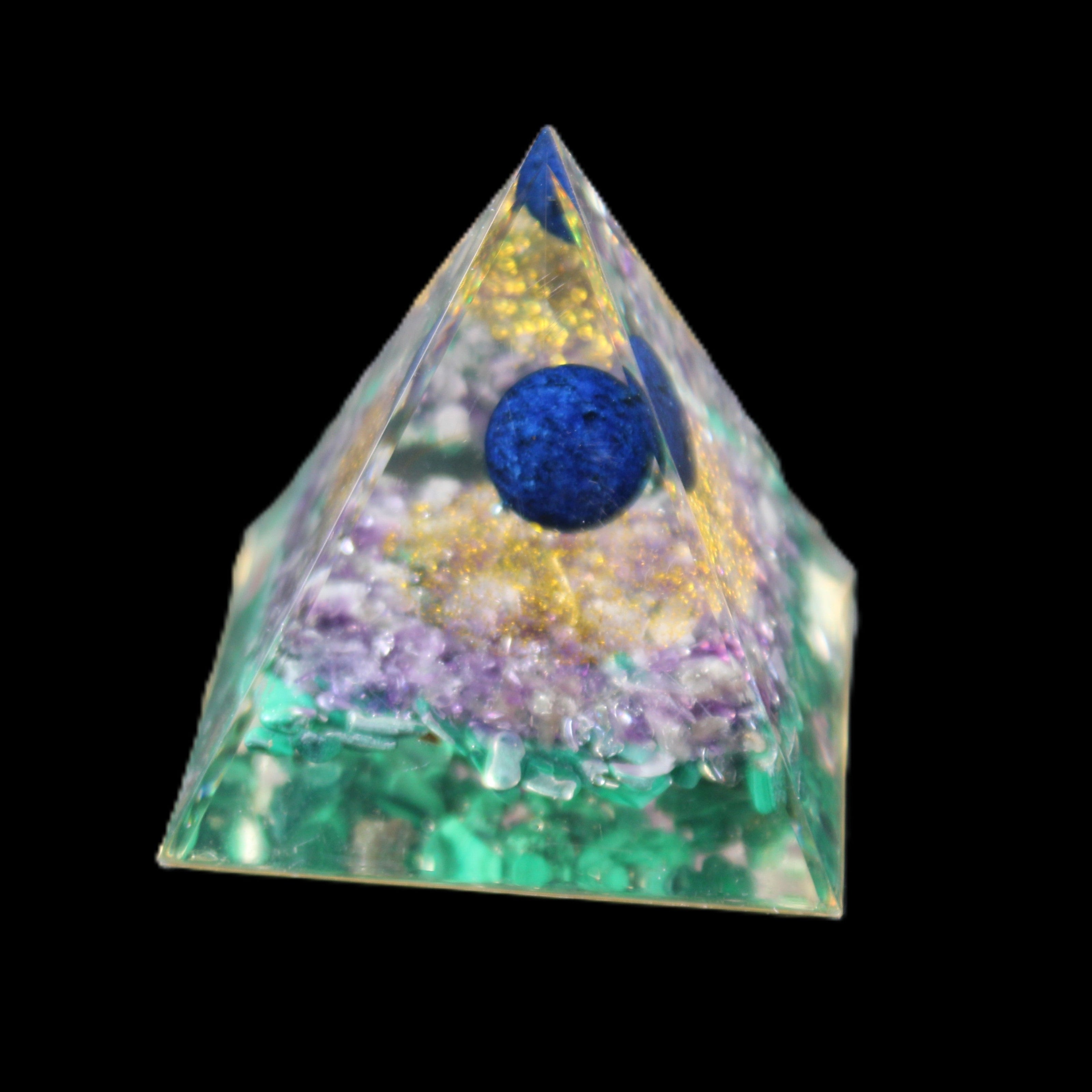 Orgone pyramid 67g in sunlight - Rocks and Things Store