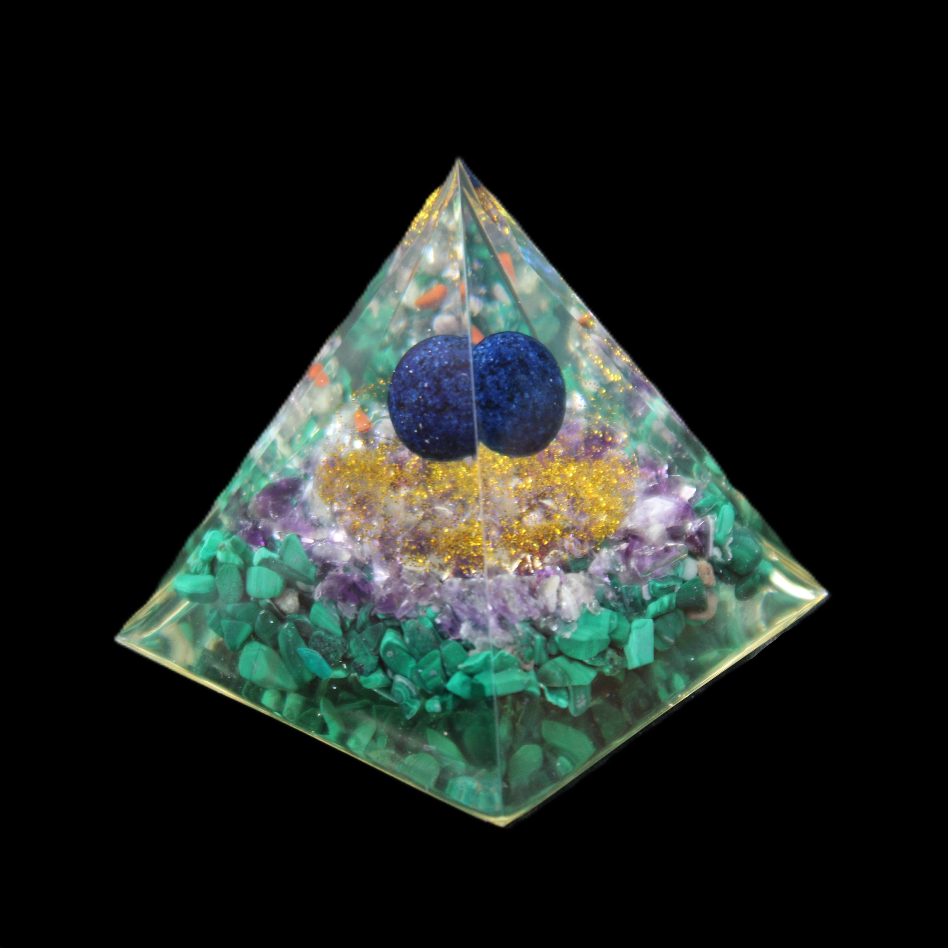 Orgone pyramid 67g in sunlight - Rocks and Things Store