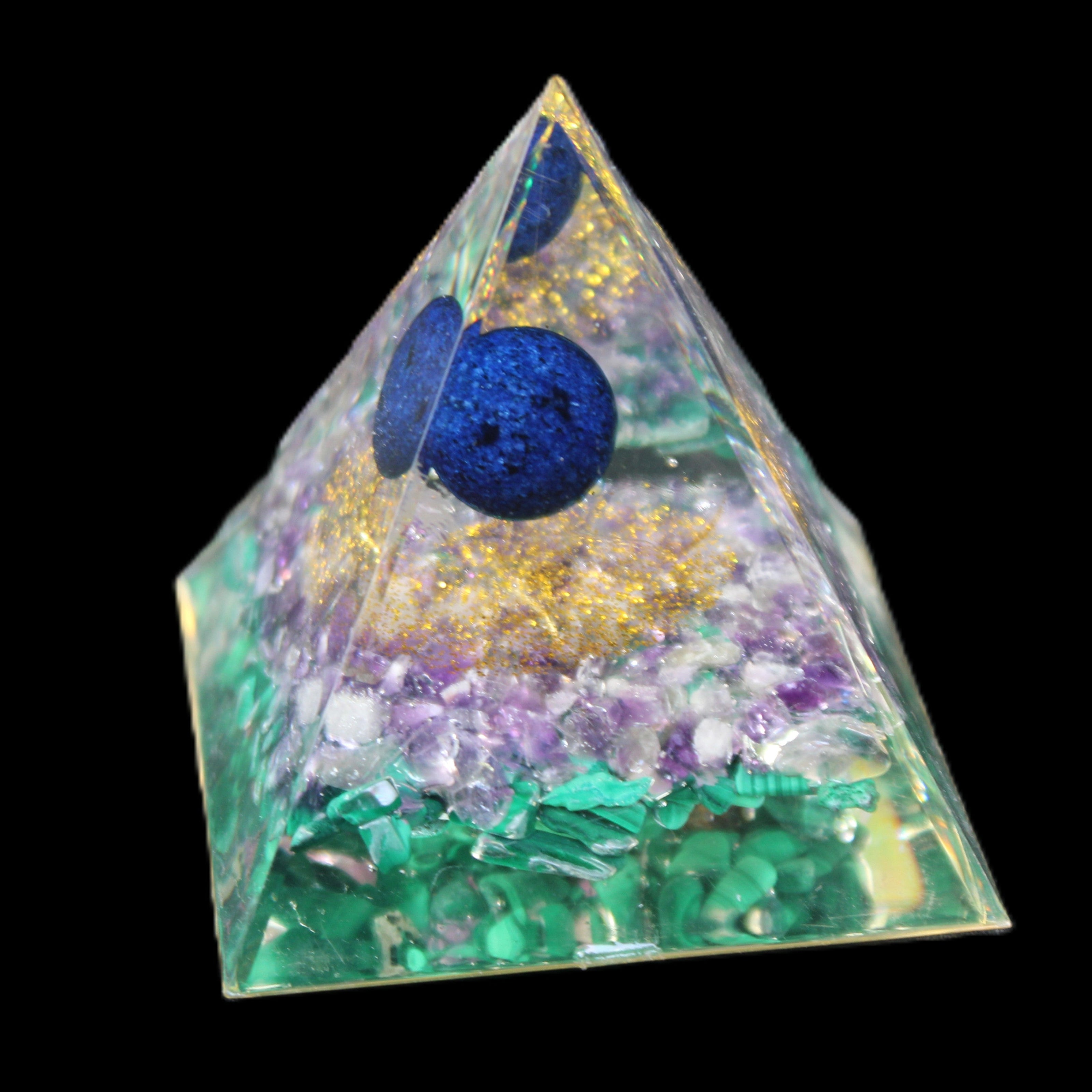 Orgone pyramid 67g in sunlight - Rocks and Things Store