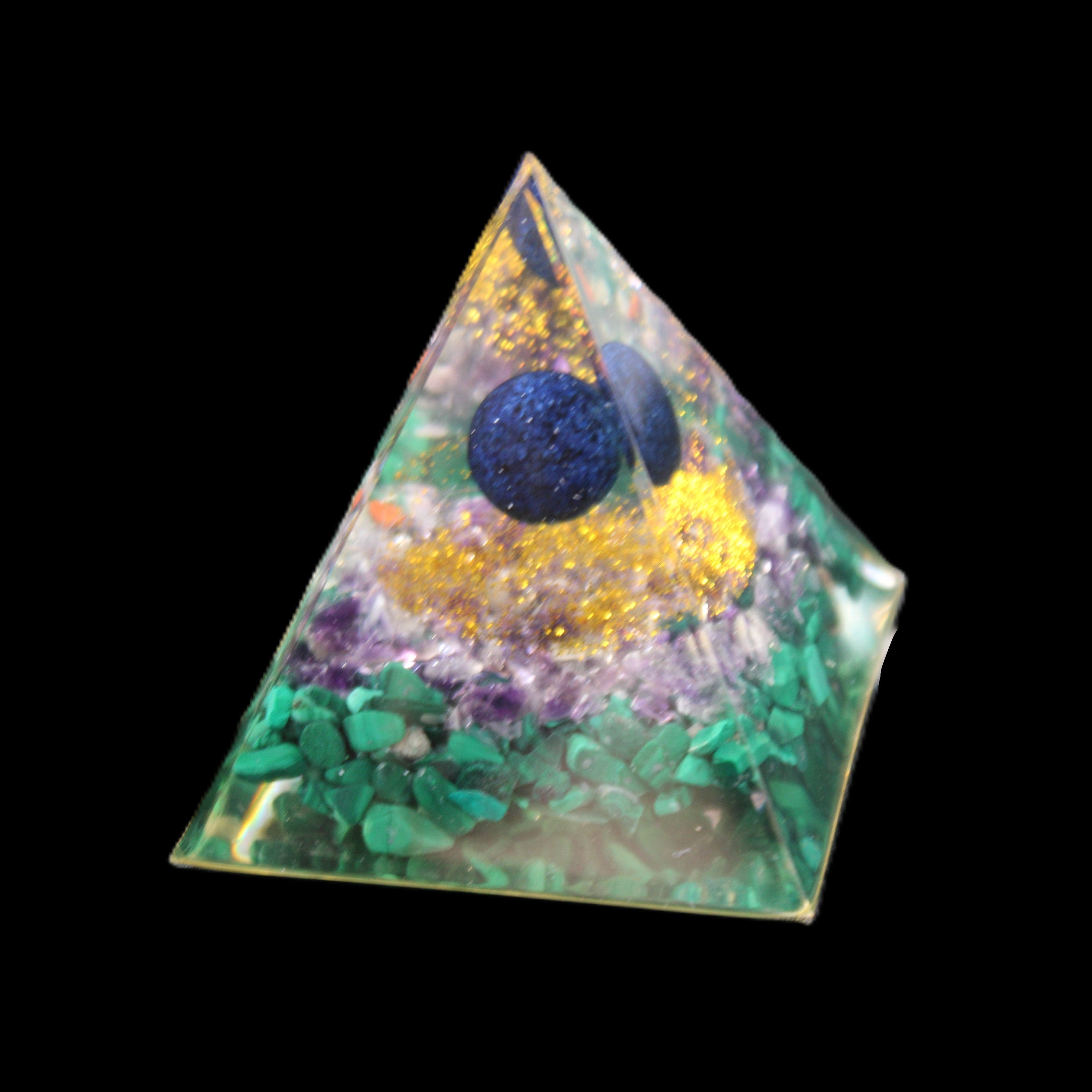 Orgone pyramid 67g in sunlight - Rocks and Things Store