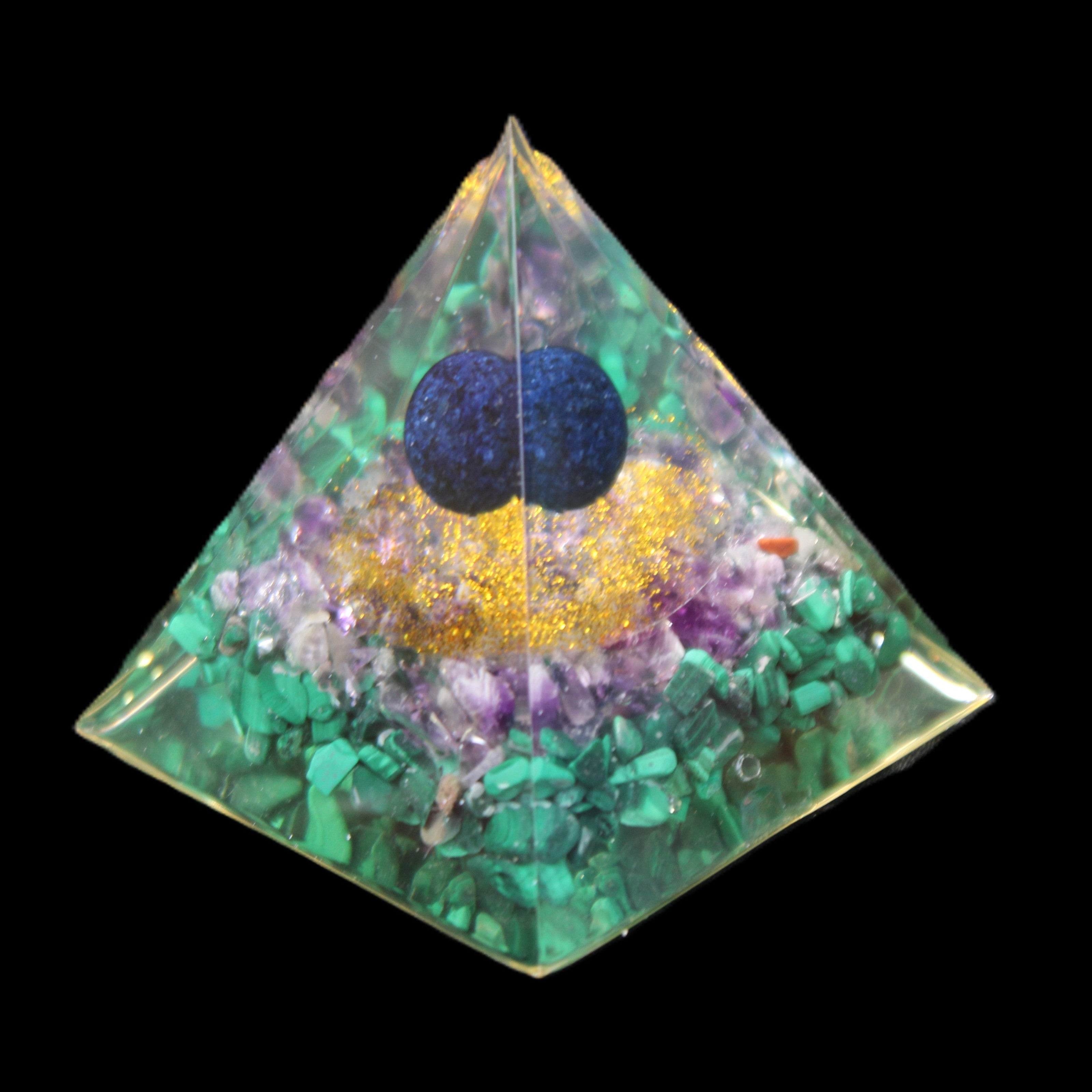 Orgone pyramid 67g in sunlight - Rocks and Things Store