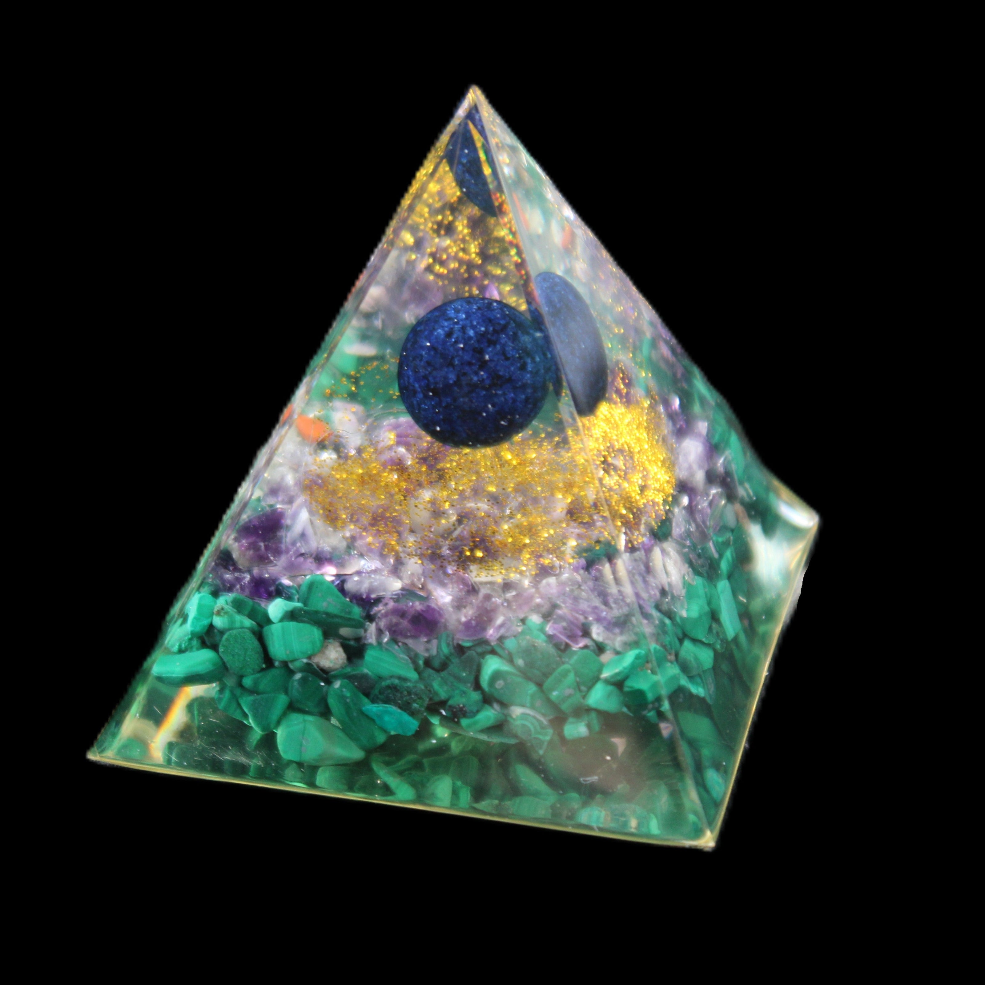 Orgone pyramid 67g in sunlight - Rocks and Things Store
