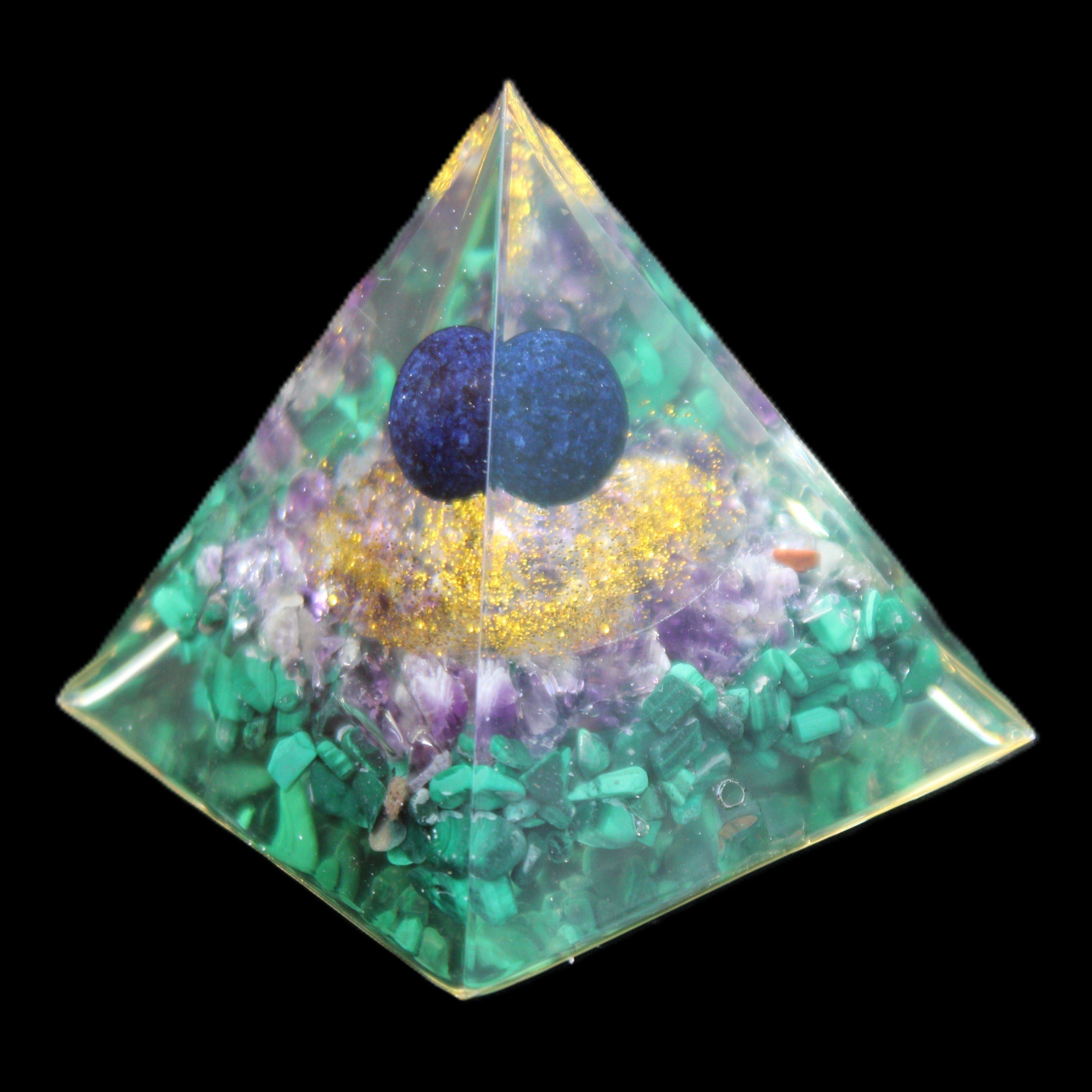 Orgone pyramid 67g in sunlight - Rocks and Things Store