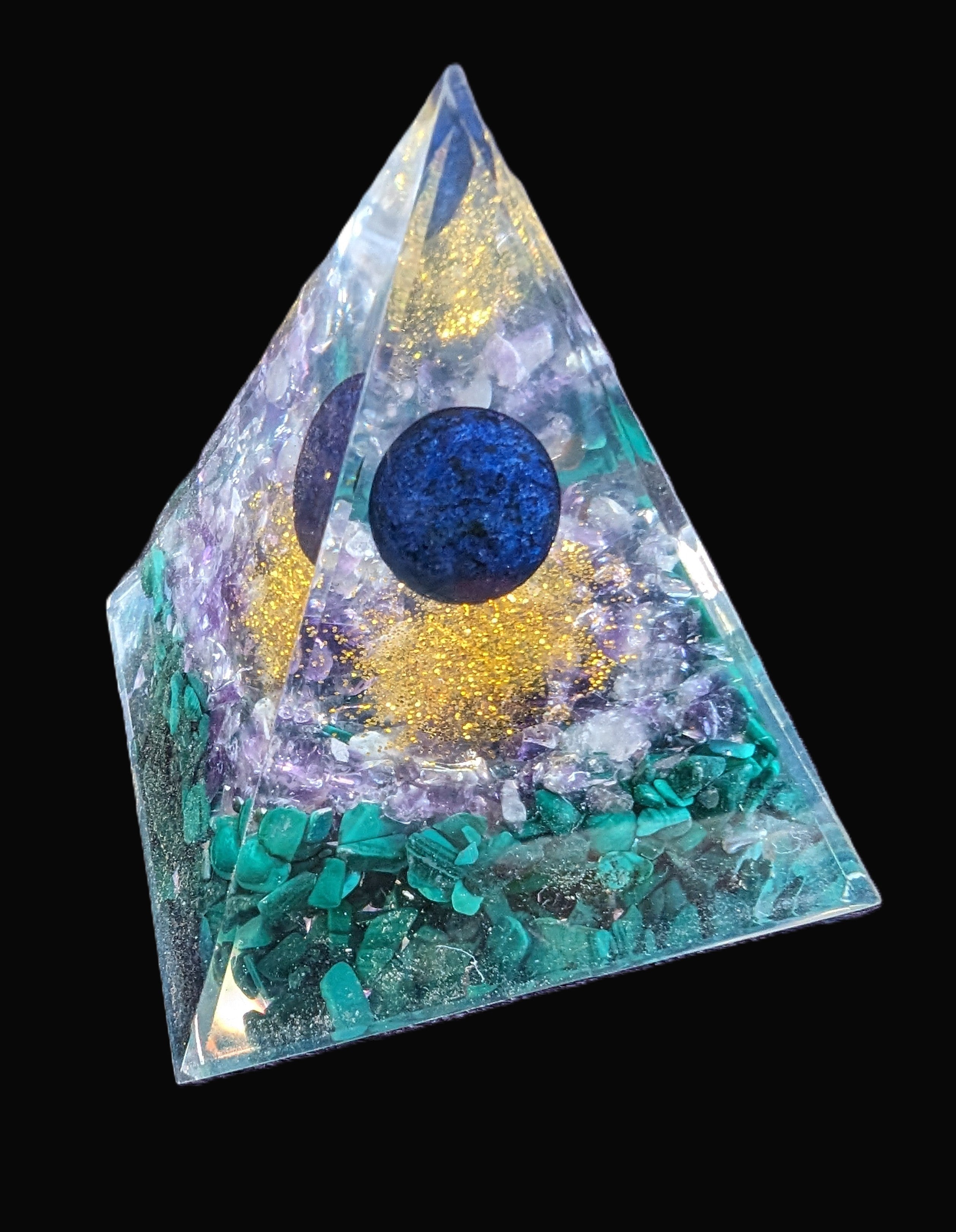 Orgone pyramid 67g Rocks and Things