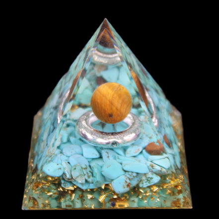 Orgone pyramid 65g in sunlight - Rocks and Things Store