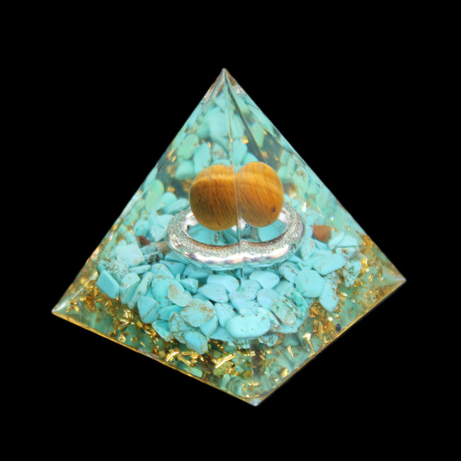 Orgone pyramid 65g in sunlight - Rocks and Things Store