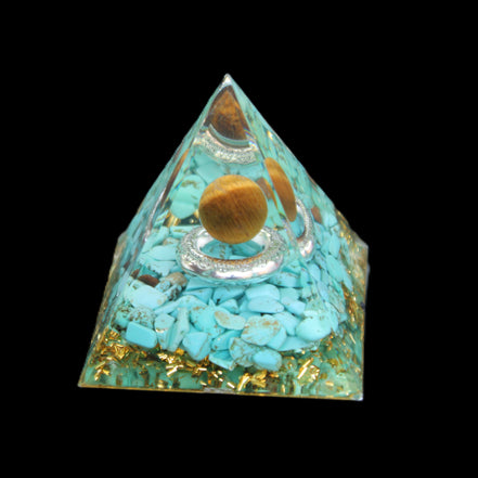 Orgone pyramid 65g in sunlight - Rocks and Things Store