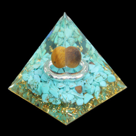 Orgone pyramid 65g in sunlight - Rocks and Things Store