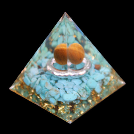 Orgone pyramid 65g in sunlight - Rocks and Things Store