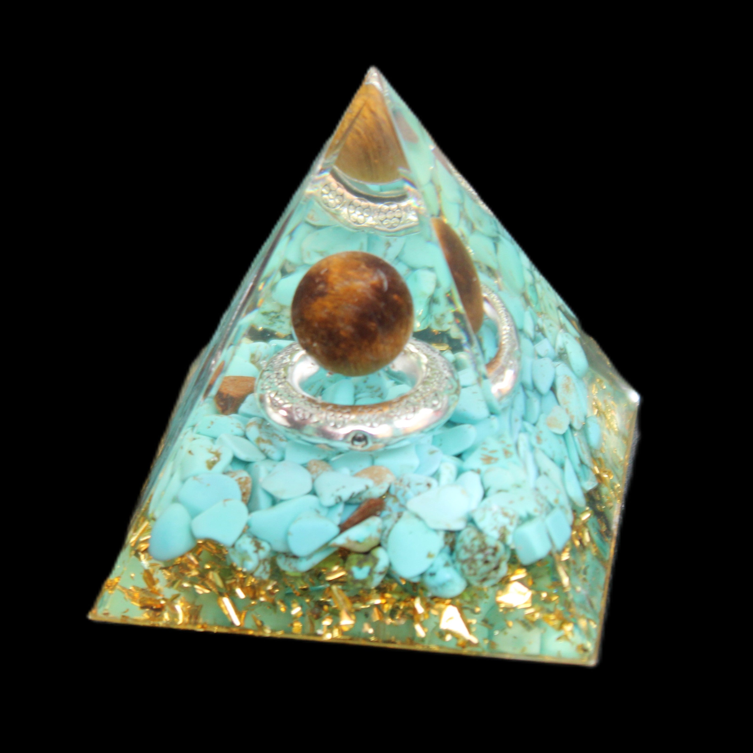 Orgone pyramid 65g in sunlight - Rocks and Things Store
