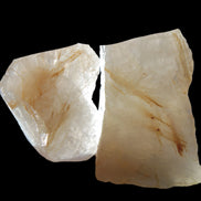 Golden Hair Rutile Quartz 2 crystals 24-30g in sunshine - Rocks and Things Store