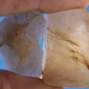 Golden Hair Rutile Quartz 2 crystals 24-30g Rocks and Things
