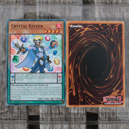 Crystal Keeper common 1st edition YuGiOh card FLOD-EN093