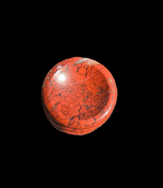 Red Jasper sphere stand 15-20g Rocks and Things