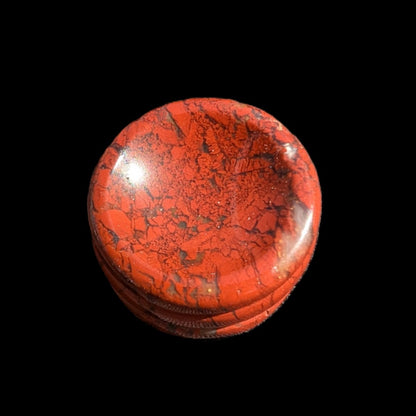 Red Jasper sphere stand 15-20g Rocks and Things