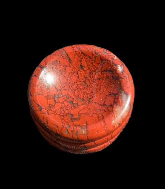 Red Jasper sphere stand 15-20g Rocks and Things
