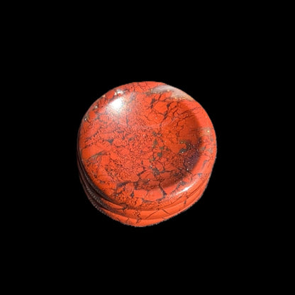 Red Jasper sphere stand 15-20g Rocks and Things