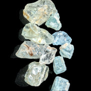 Aquamarine tiny natural crystals 6-7g in sunlight - Rocks and Things Store