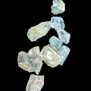Aquamarine tiny natural crystals 6-7g in sunlight - Rocks and Things Store