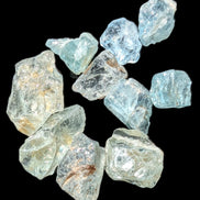 Aquamarine tiny natural crystals 6-7g in sunlight - Rocks and Things Store
