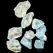 Aquamarine tiny natural crystals 6-7g Rocks and Things