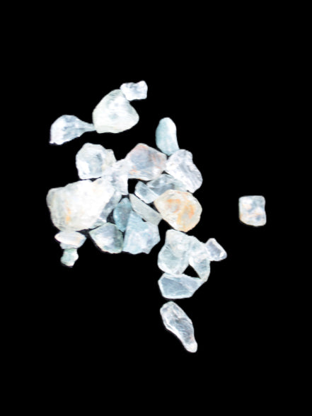 Aquamarine tiny natural crystals 6-7g Rocks and Things