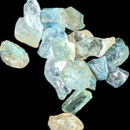 Aquamarine tiny natural crystals 6-7g Rocks and Things