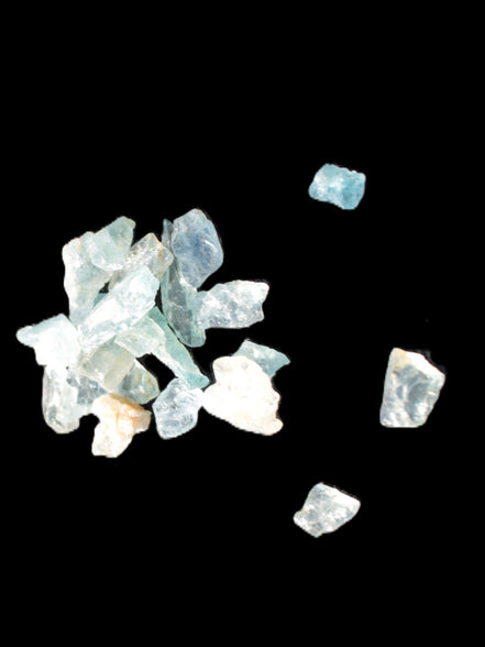 Aquamarine tiny natural crystals 6-7g Rocks and Things