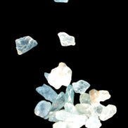 Aquamarine tiny natural crystals 6-7g Rocks and Things