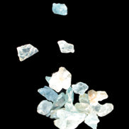 Aquamarine tiny natural crystals 6-7g Rocks and Things