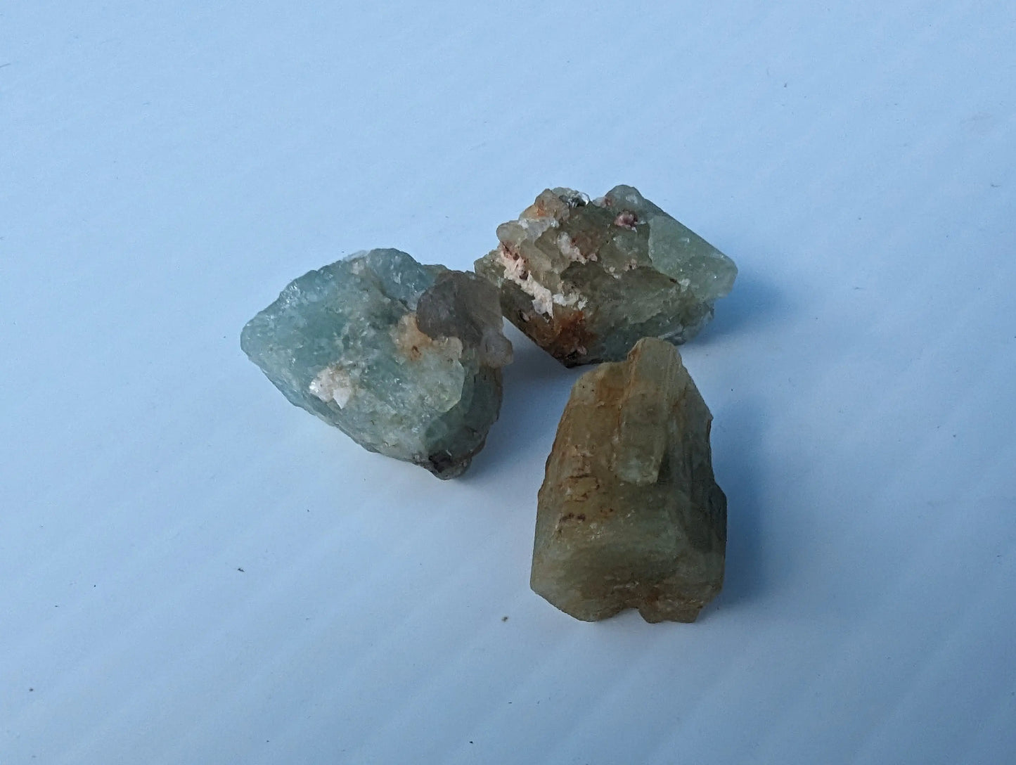 Aquamarine natural 3/4 crystals 11g+ Rocks and Things