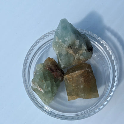 Aquamarine natural 3/4 crystals 11g+ Rocks and Things